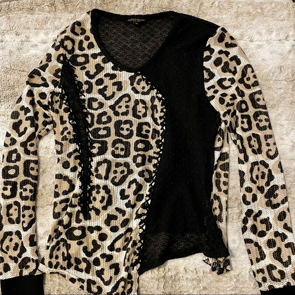 Alberto Makali New York Hi Low Sweater Size M